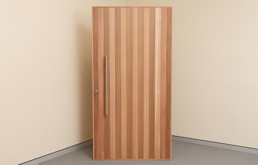 Vee Joint 86mm - wooden front door