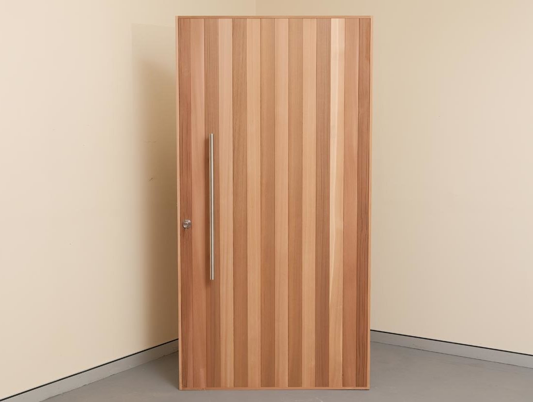 Vee Joint 86mm - wooden front door