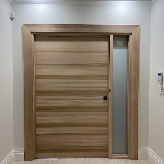Entry Door 5 - vee joint large panels
