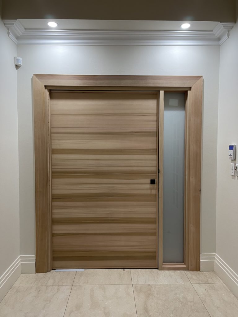 Entry Door 5 - vee joint large panels